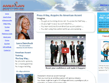 Tablet Screenshot of americanaccentpractice.com